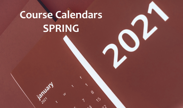 2021 Spring Paralegal and Human Resources class calendars