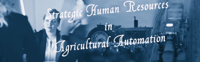 human resource careers in automated agriculture
