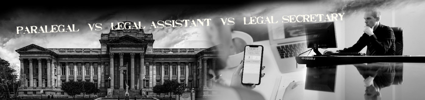 Paralegal vs Legal Assistant vs Legal Secretary classifications